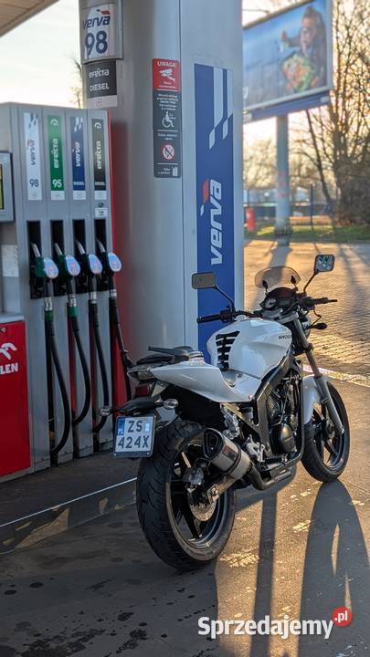 Hyosung GT125 Comet Naked biały kategoria B A1 Szczecin
