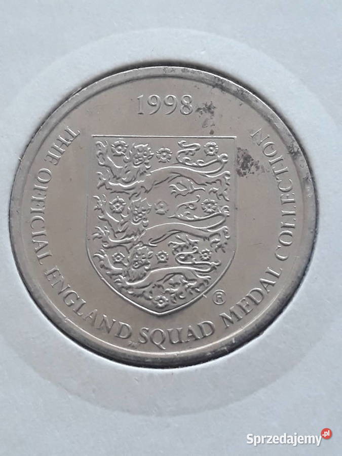 Żeton Anglia Piłkarz Nicky Butt 1998 r Konin