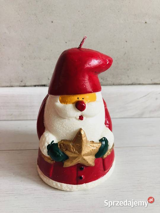 Nowa świeca ozdoba na Boże Narodzenie Mikołaj sprzedam