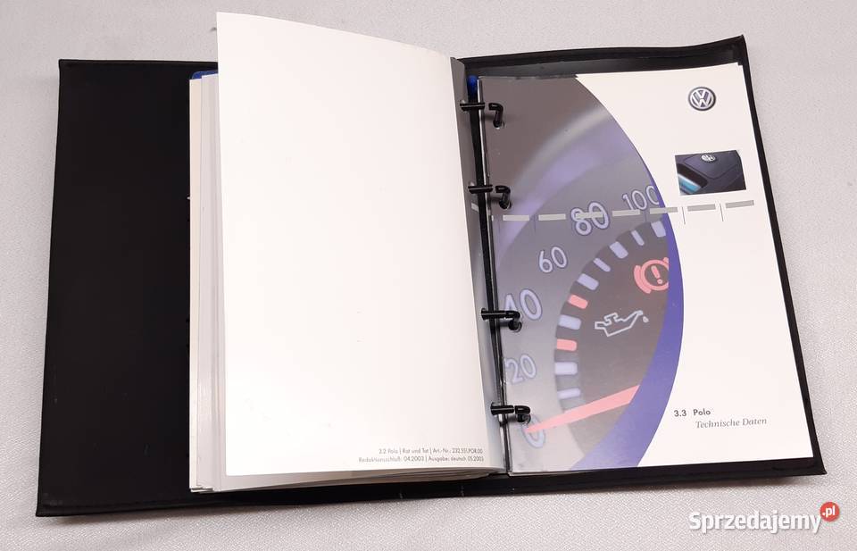 ETUI FUTERAŁ INSTRUKCJA OBSŁUGI VW POLO 9N Mielęcin