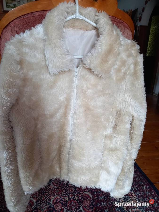 Kurteczka krótka w formie futerka brązowy/beżowy Szczyrk