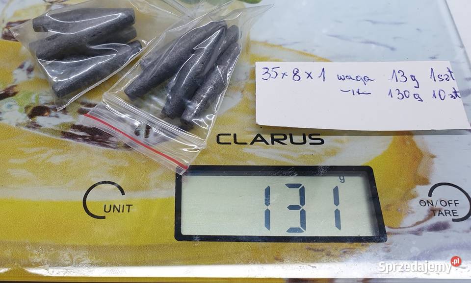 Ciężarki wędkarskie na sztuki różne Reszel