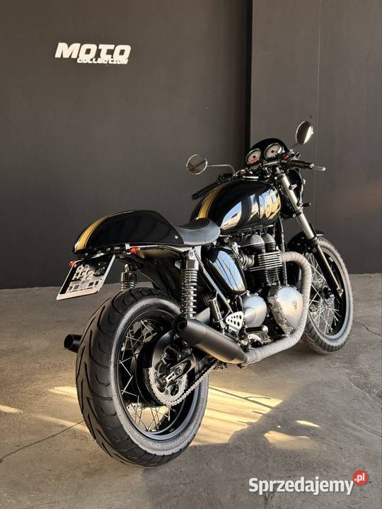 Super TRIUMPH THRUXTON 900 Black Cafe Racer wielkopolskie Września