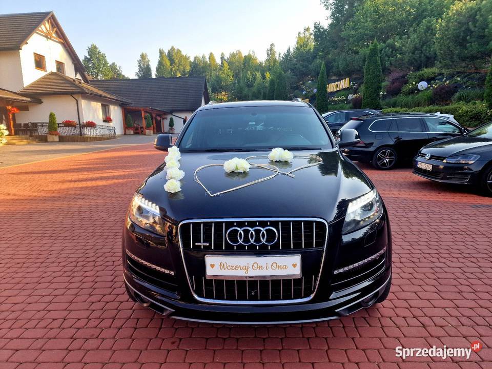 AUDI Q7 WYNAJEM DO WOŻENIA DO ŚLUBU 200 ZŁOTYCH Wynajem pojazdów Bukówka