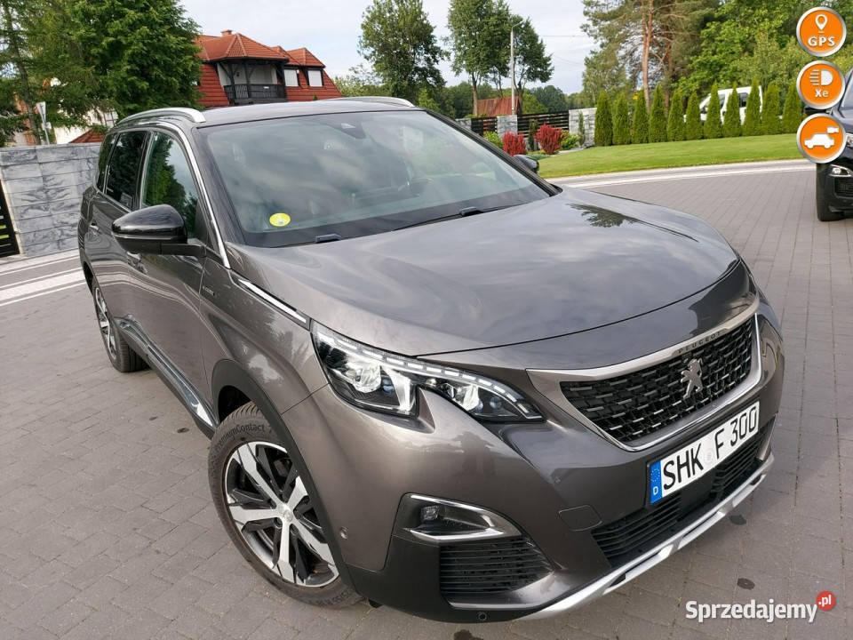 Peugeot 5008 20 hdi gt 7 foteli kamera navi full Drelów