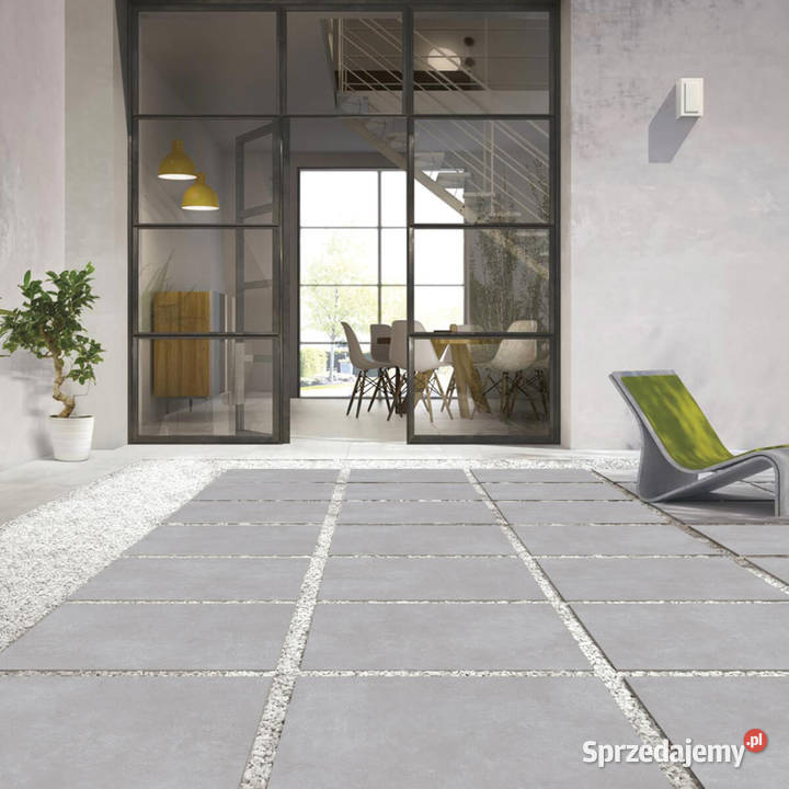Gres płytki podłogowe tarasy elewacje Ark Silver Lublin