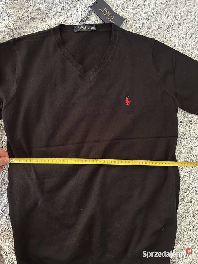 Sweter Ralph Lauren czarny nowy z metką Szczecin