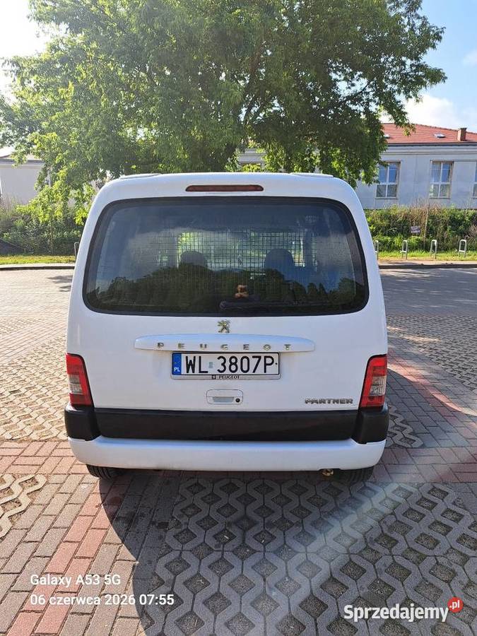 Sprzedam Peugeot partner 16 hdi 90 2007 Rok produkcji 2007 Legionowo