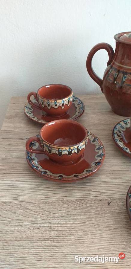 Zestaw kawowy Bułgaria Porcelana i szkło Przedbórz
