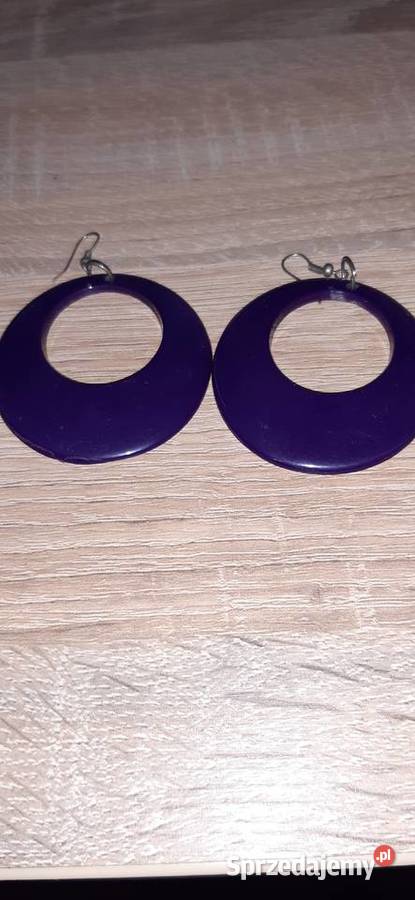 Kolczyki fioletowe Wrocław
