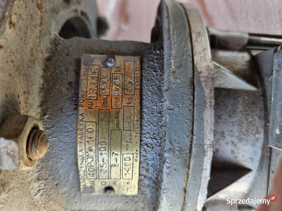 Leszczyńska pompa wodynowa 40PJMa160 Gruszczyn