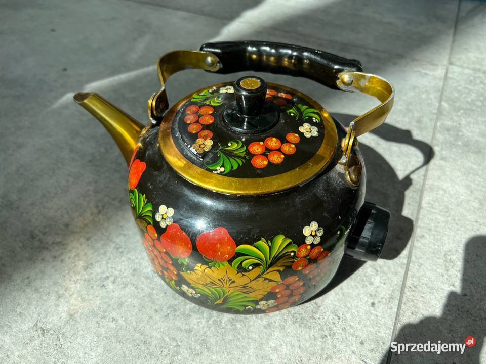 Czajnik elektryczny ręcznie malowany ZSRR Sosnowiec sprzedam