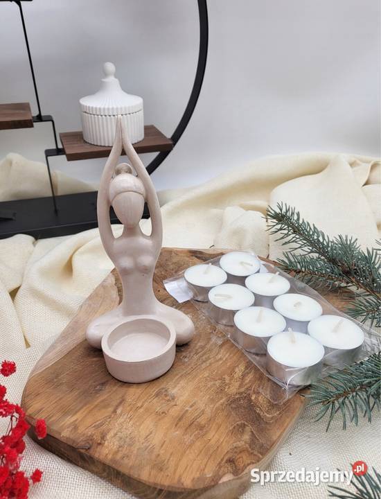 Box świecznik joginka wkłady sojowe zapachowe