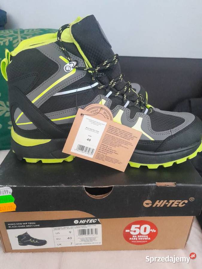 Buty zimowe HITEC Miko Mid Wp Teen Wodoodporne
