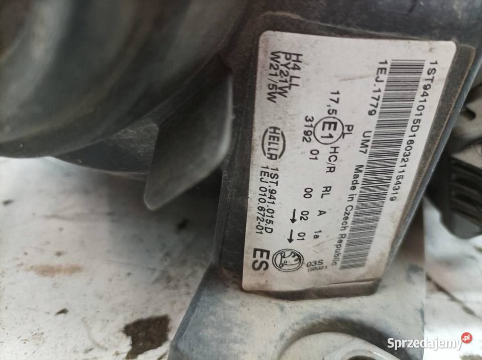 LAMPA PRZÓD LEWA EU 1ST941015F Skoda Citigo I świętokrzyskie