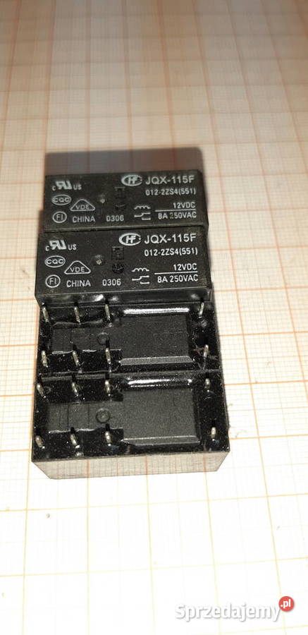 Przekaźnik JQX115F 0122ZS4 12VDC8A250VAC 4 A53 Czechowice-Dziedzice