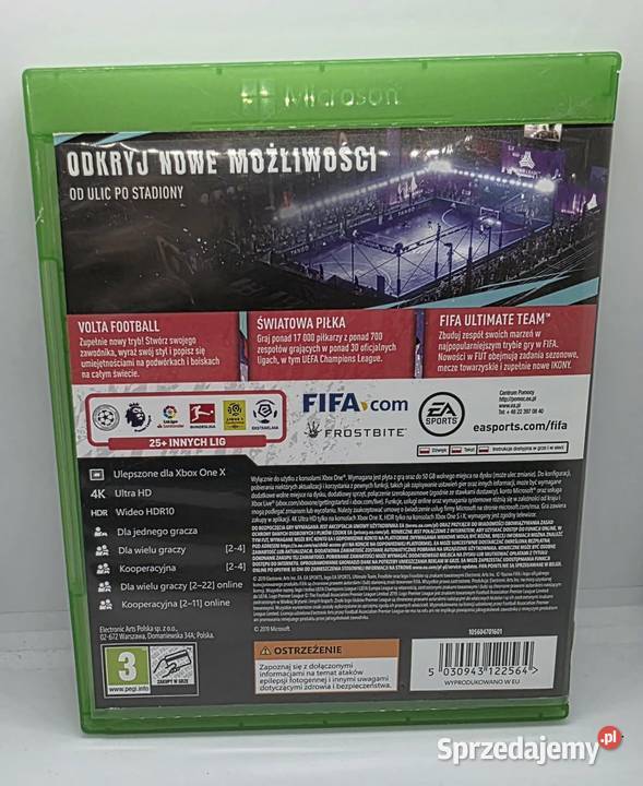 Gra Fifa 20 Xbox One Elbląg sprzedam