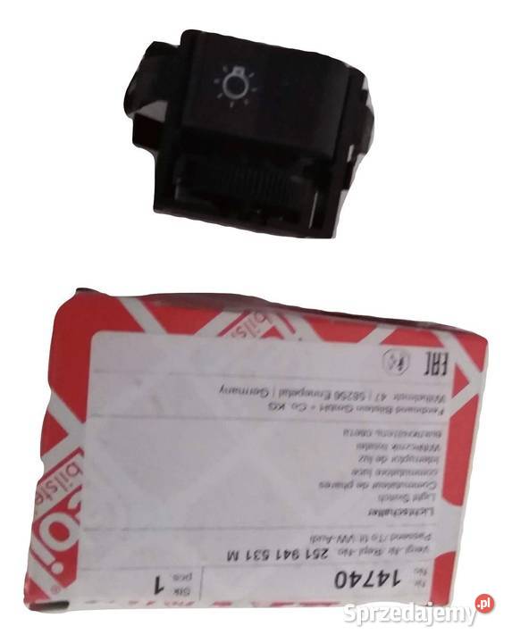 PRZELACZNIK SWIATEL POTENCJOMETR VW T3 14740