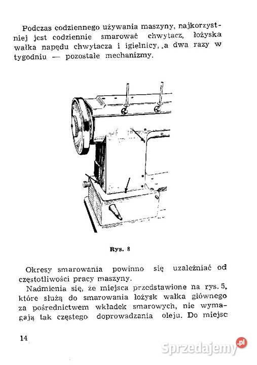 mszyna do szycia ŁUCZNIK 441 instrukcja obsługi Pozostałe podkarpackie Stalowa Wola