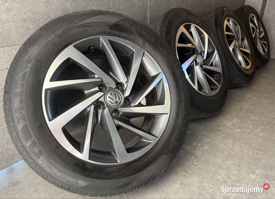 17 VW Tiguan oryginalne OEM 5x112 ET40 7J felgi wielkopolskie Lubasz