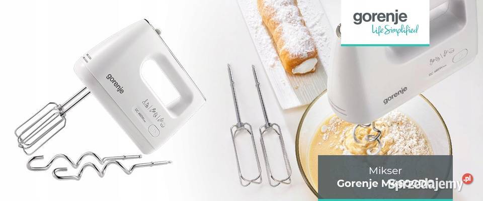 Mikser ręczny Gorenje M460CDC 460 W biały AGD drobne małopolskie