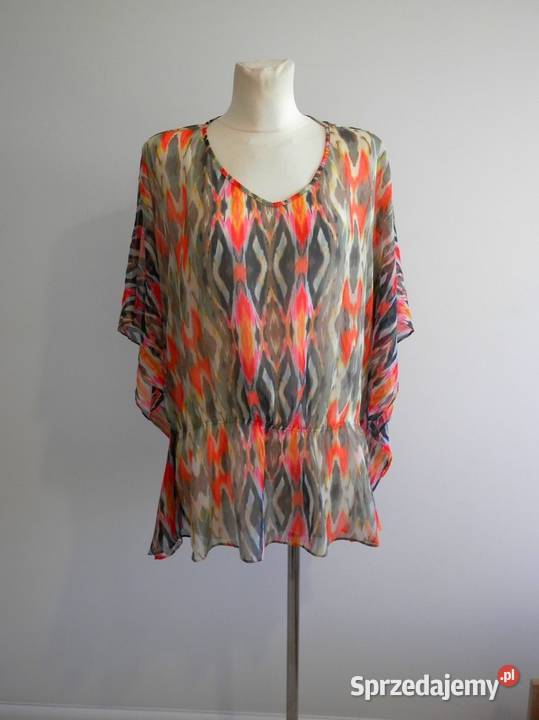 Tunika Plażowa Pareo Narzutka Kimono Zwiewna Łomża