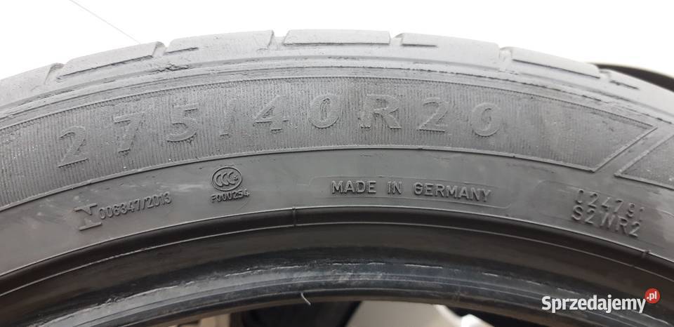 Dunlop SP Sport Maxx GT DWA ROZMIARY 2 x 275 40 mazowieckie Warszawa
