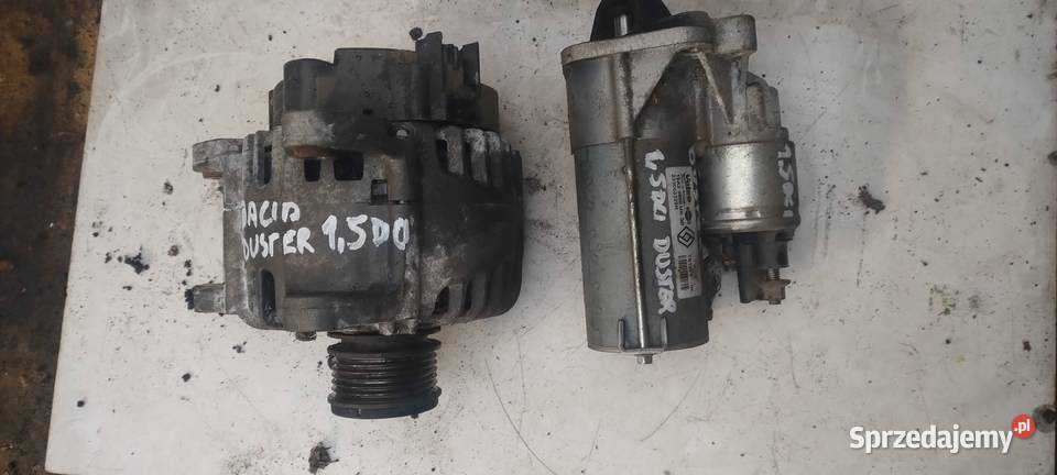 DACIA DUSTER I 15DCI rozrusznik alternator Kielce