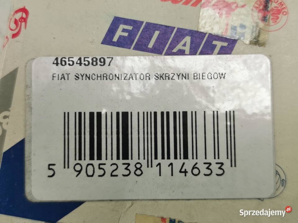 SYNCHRONIZATOR SKRZYNI FIAT PUNTO 19992003 NOWY