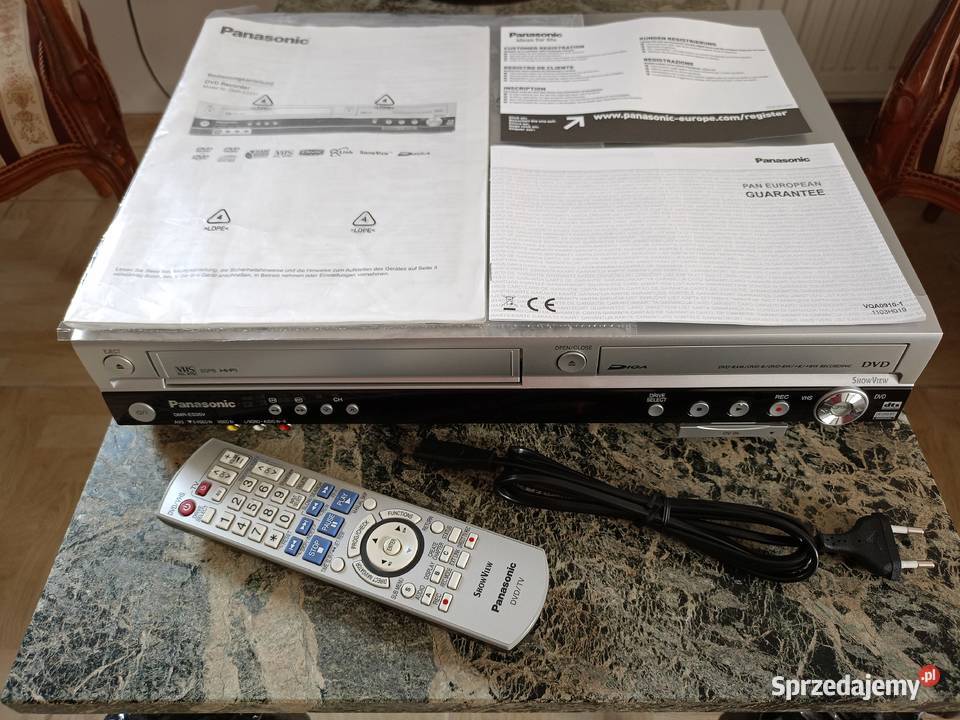 Nowa Nagrywarka DVD VHS Panasonic DMRES35V Drawski Młyn