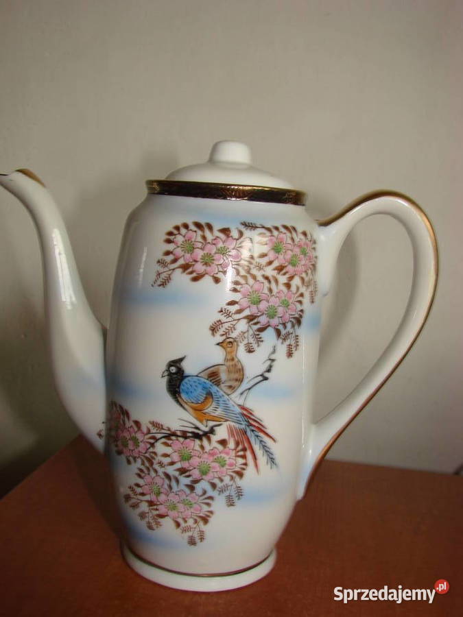 Kutani porcelanowy dzbanek na herbatę Pruszcz Gdański