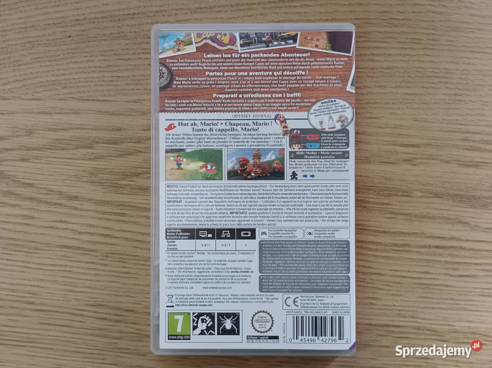 Super Mario Odyssey na konsolę Nintendo Switch