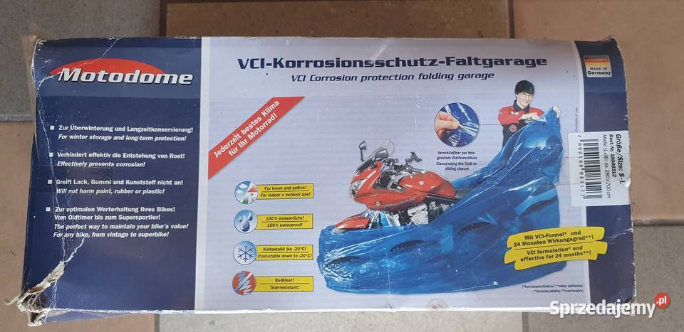 Pokrowiecgaraż na motocykl Gryfino sprzedam