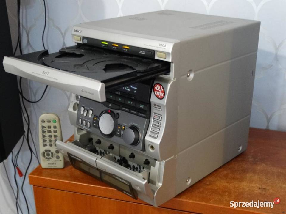 Wieża Sony HCDRX77 pilot mocna WYSYŁKA