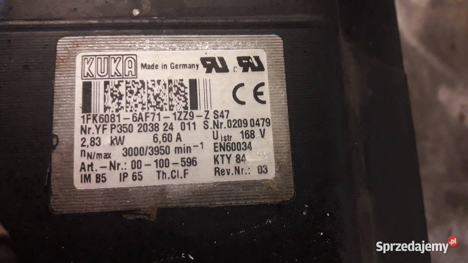 serwomotor Kuka Siemens śląskie Pszczyna