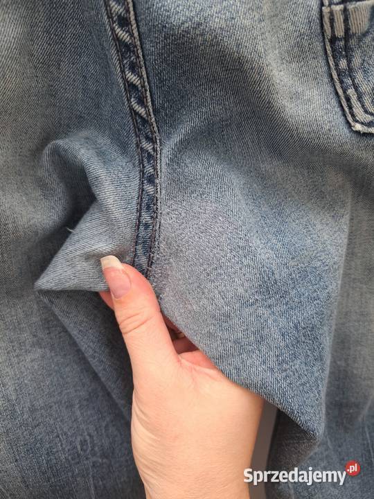 Jeansy Scotfree 3834 męskie denim z przetarciami Trąbki Wielkie