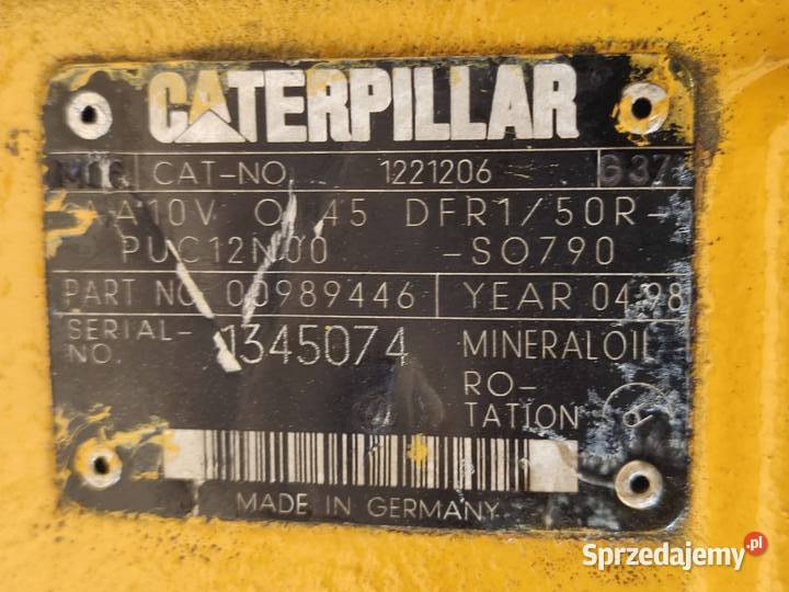 Pompa A10V045 hydrauliczna 1221206 CAT TH 83 Wilkowo sprzedam