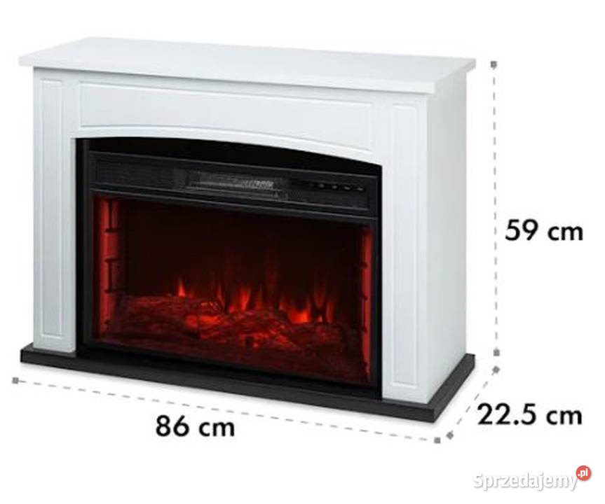 Piekny nowy kominek LED ogień prawdziwy 30 ceny dolnośląskie Wrocław