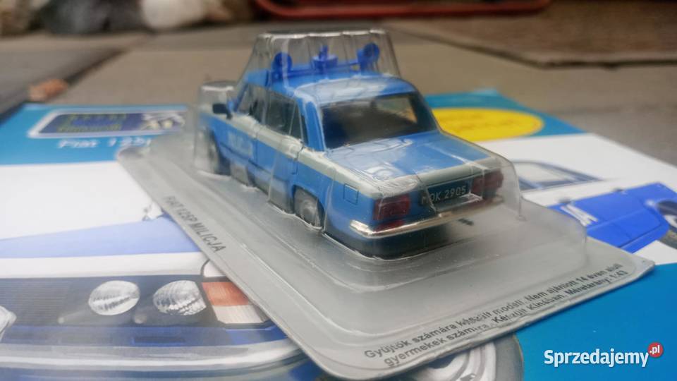 FIAT 125P MILICJA MO model deagostini 143 mazowieckie Warszawa