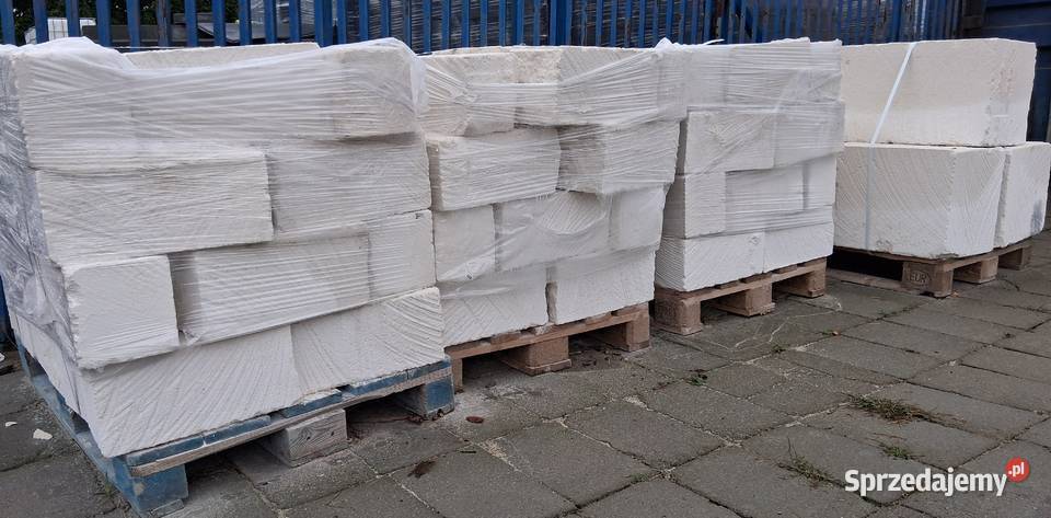 Blok z piaskowca białego BPT 390X190X188 M2580 Bloczki Ułęż