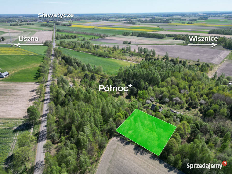 Działka inwestycyjna 2569 m PR Sławatycze 42m sprzedam