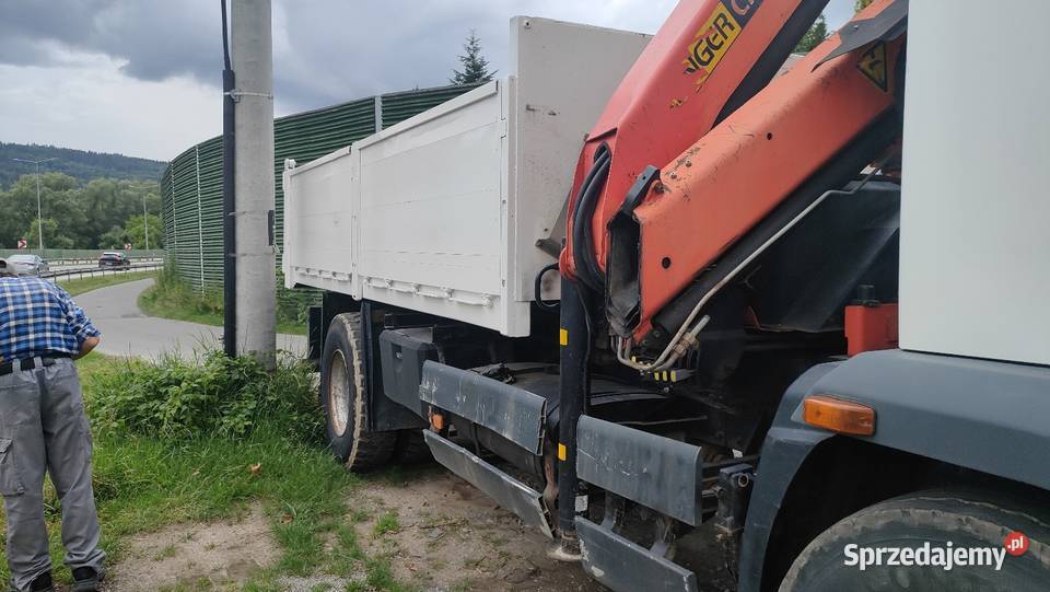 Man LE 18250 hds palfinger żuraw dźwig wywrotka diesel Myślenice
