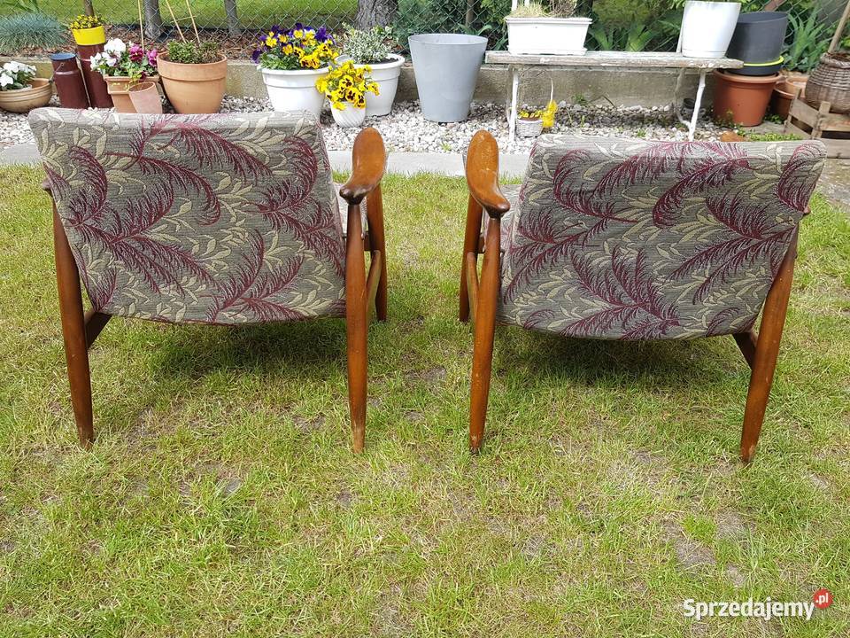 Fotel z okresu PRL model Kędziorek model GFM87 60cm Szczecin