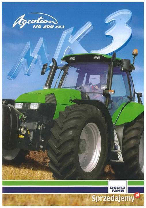 Deutz Fahr Agtotron K420 Instrukcja katalog