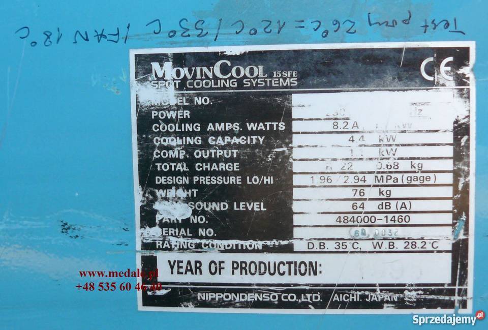 Japoński Klimatyzator przenośny Wydajna Kraków