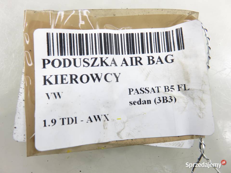 PODUSZKA KIEROWCY VW PASSAT B5 FL sedan 3B3 sprzedam
