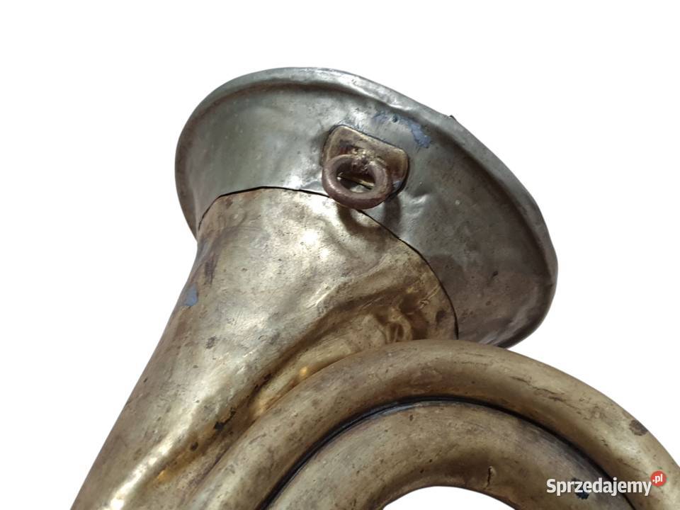 Stara przedwojenna trąbka klakson sygnał Cieszyn