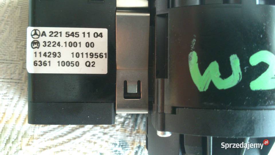 Włącznik świateł 2215451104 Mercedes w 221 osobowe małopolskie Lisia Góra