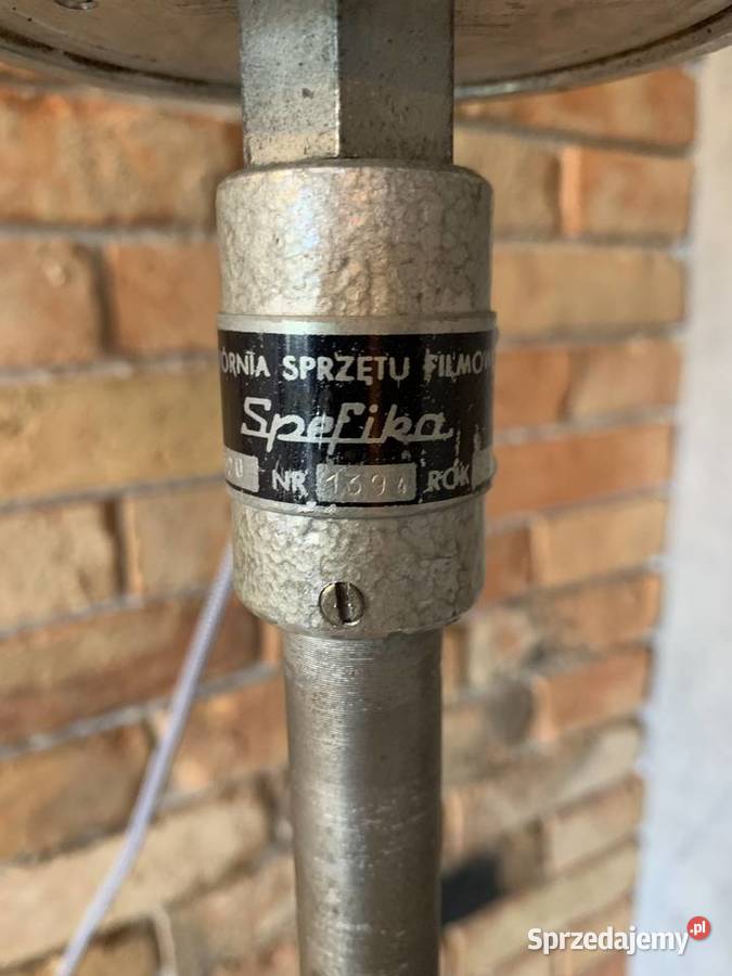 Lampa filmowa teatralna PRL loft Vintage 1963 r Poznań