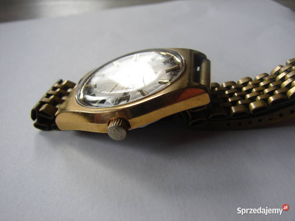 Enicar Star Jewels pozłacany zegarek Warszawa sprzedam